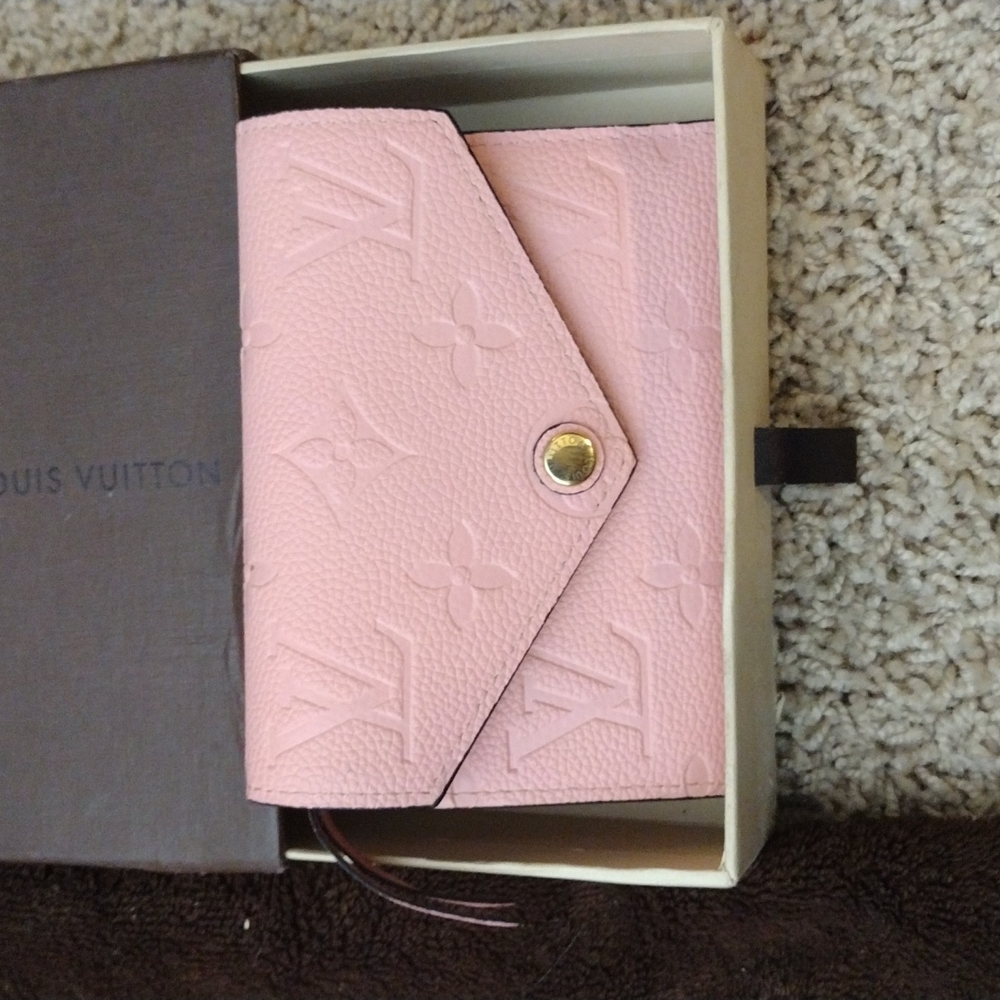 Rose Ballerine Empreinte wallet